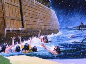 Il diluvio è stato una forma di battesimo, per la terra?