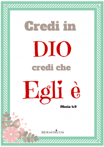 16 messaggi di speranza, prese dal Libro di Mormon