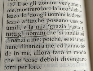 Perché la grazia di Dio è solo “sufficiente”?