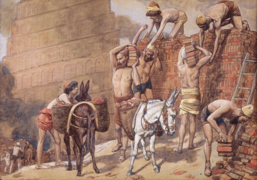 Costruzione della Torre di Babele, ca. 1896-1902
