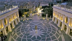 La piazza del Campidoglio