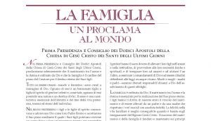 Il proclama sulla famiglia compie 25 anni ecco come condividerlo e difenderlo oggi